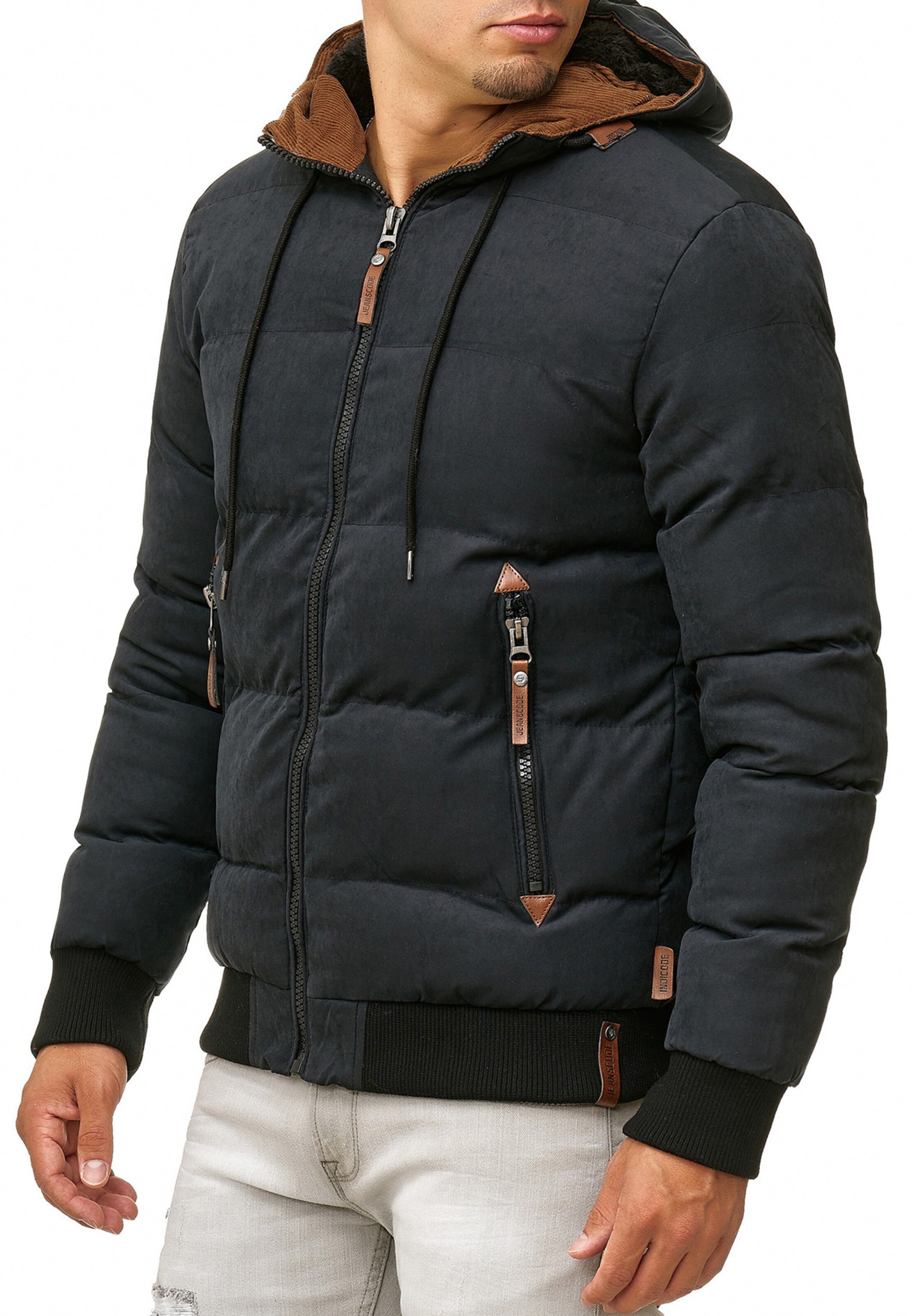 INDICODE JEANS Jacke 'Adeline' in Schwarz