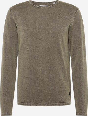 Pullover 'Leo' di JACK & JONES in verde: frontale