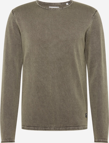 JACK & JONES Regular fit Sweater 'Leo' in Green: front