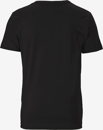 LOGOSHIRT Shirt 'Krieg der Sterne' in Zwart