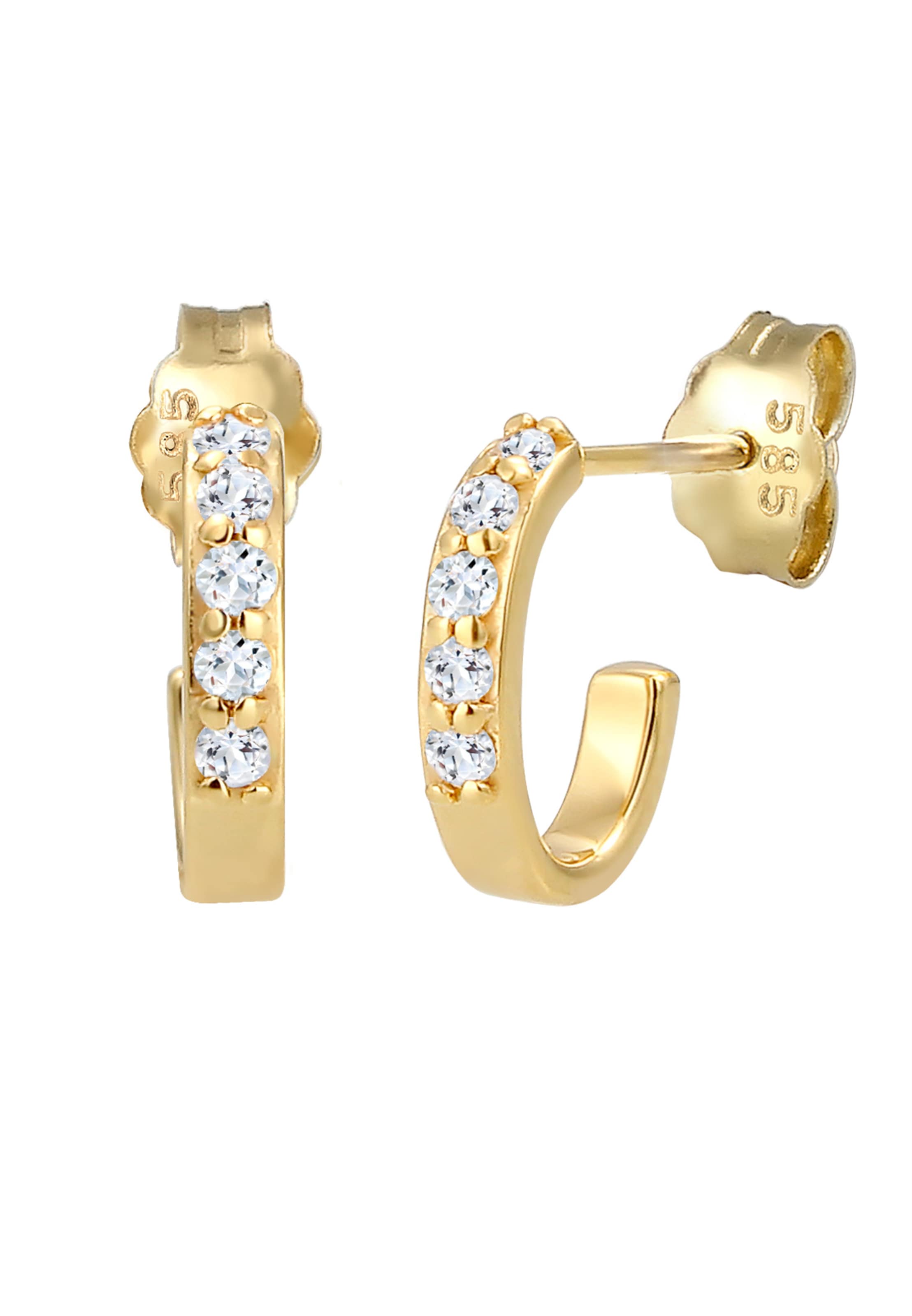 Boucles d'oreilles ELLI PREMIUM en or : devant