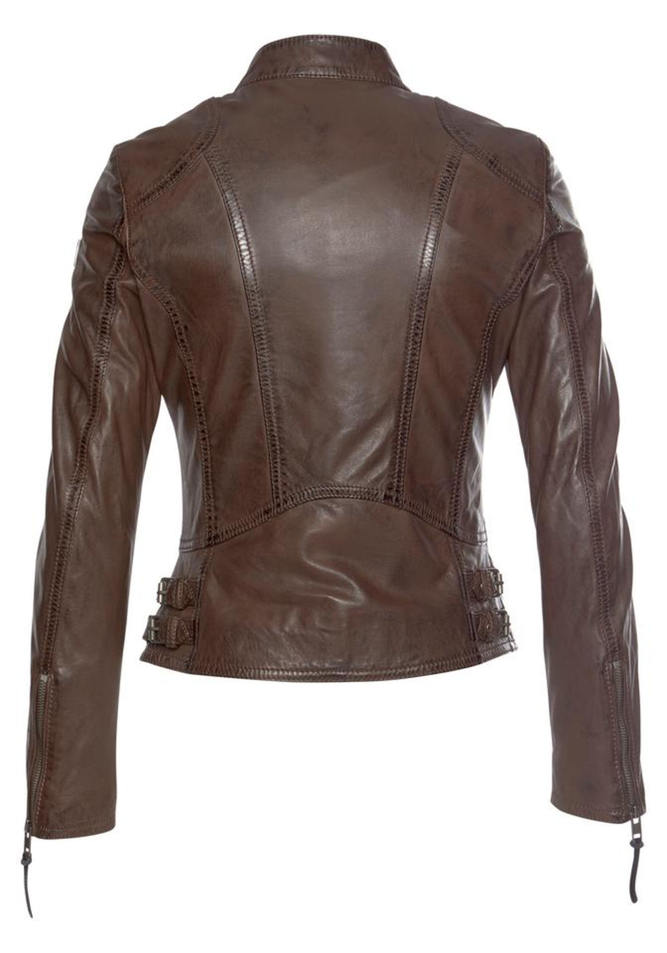 ALPENBLITZ Lederjacke in Braun