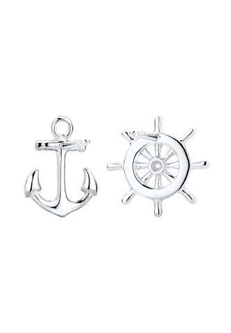 Boucles d'oreilles 'Anker & Steuerrad' ELLI en argent
