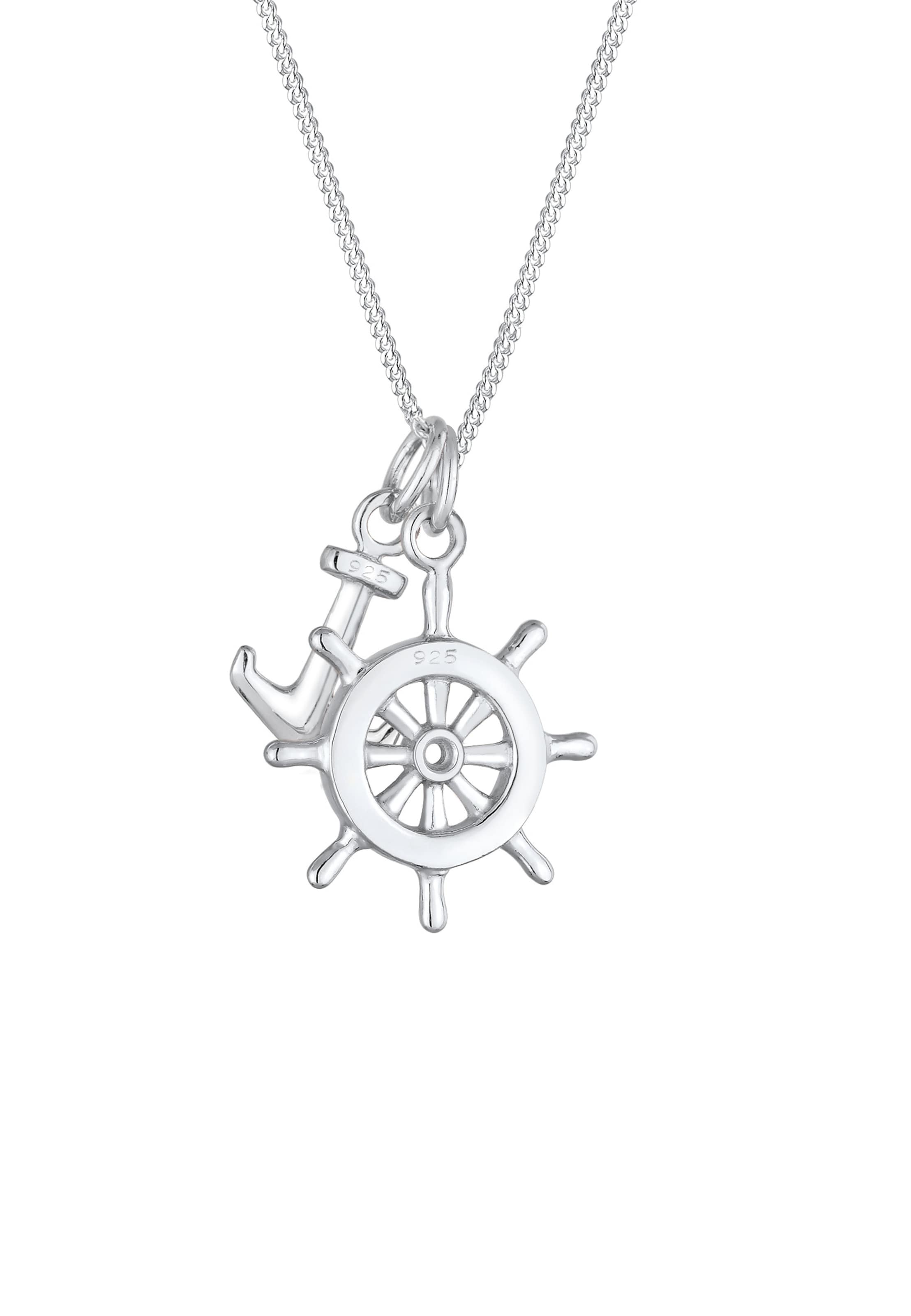 ELLI Řetízek 'Anker, Multipendants, Steuerrad' – stříbrná
