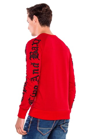 CIPO & BAXX Sweatshirt in Rood
