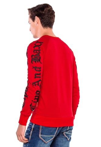 CIPO & BAXX Sweatshirt in Red