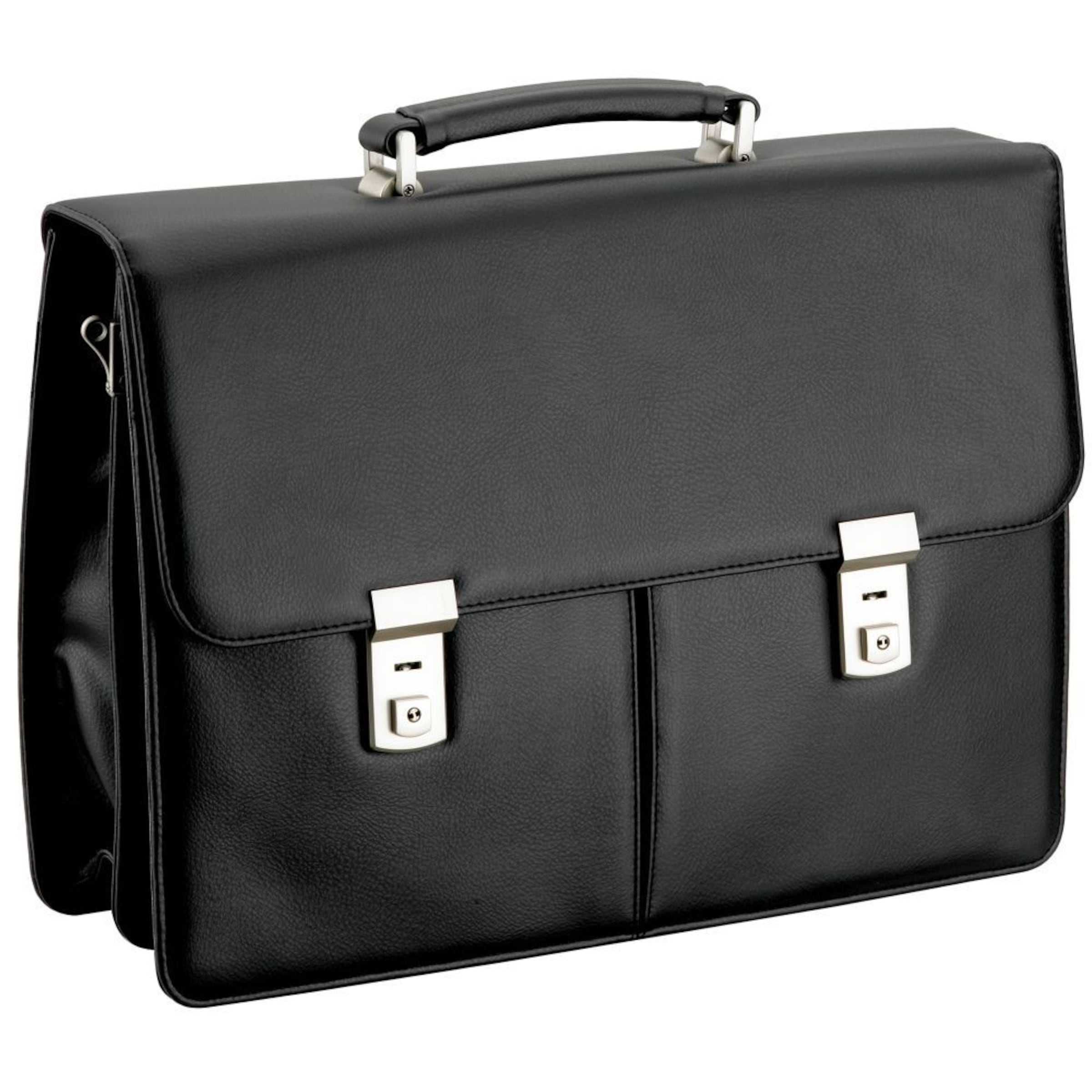 D&N Document bag in Black: front