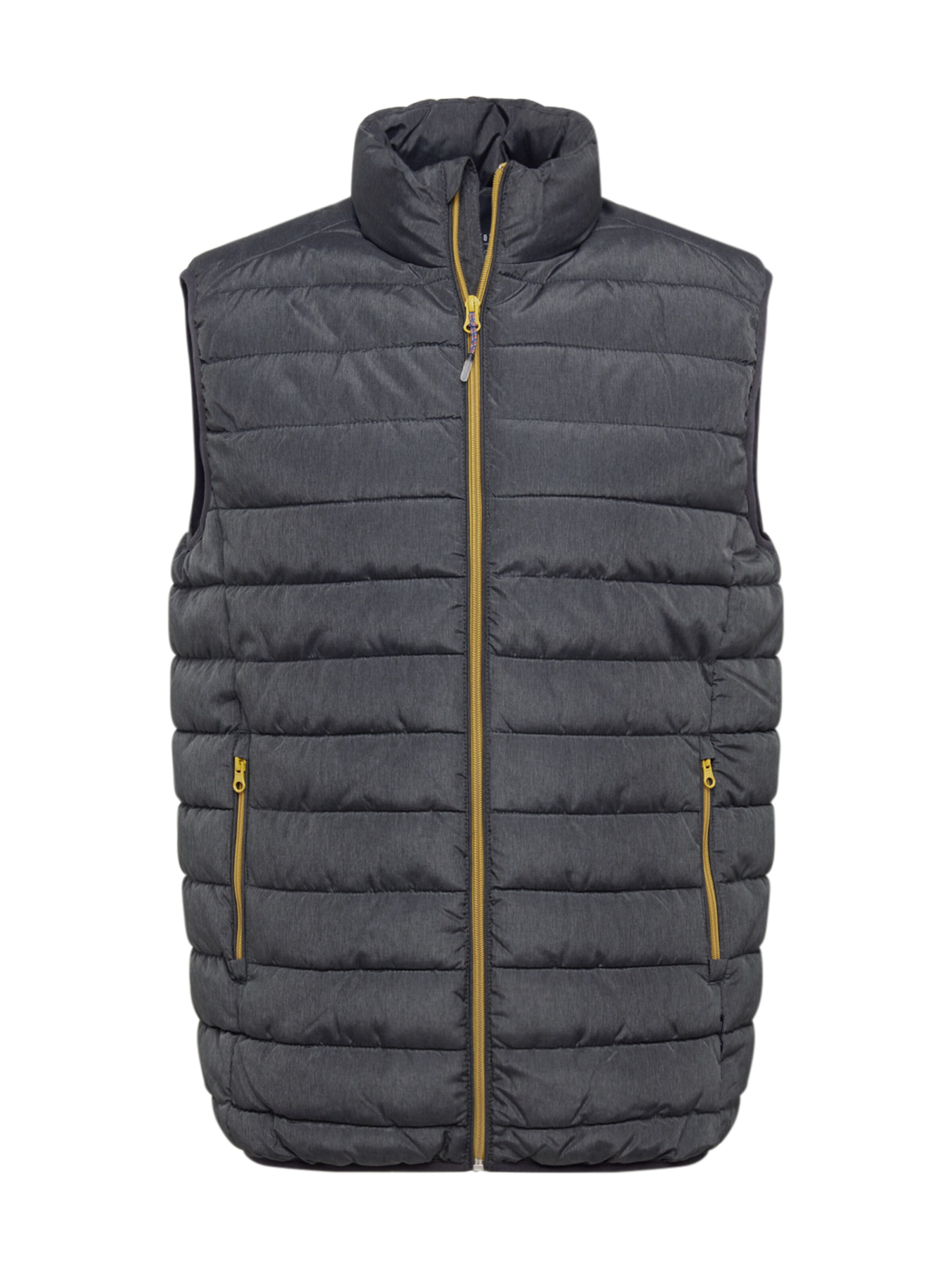 Only & Sons - Bodywarmer 'onsGEORGE QUILTED WAISTCOAT OTW' in de kleur Donkergrijs