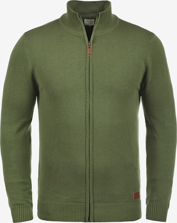 BLEND Gebreid vest 'Norman' in Groen: voorkant