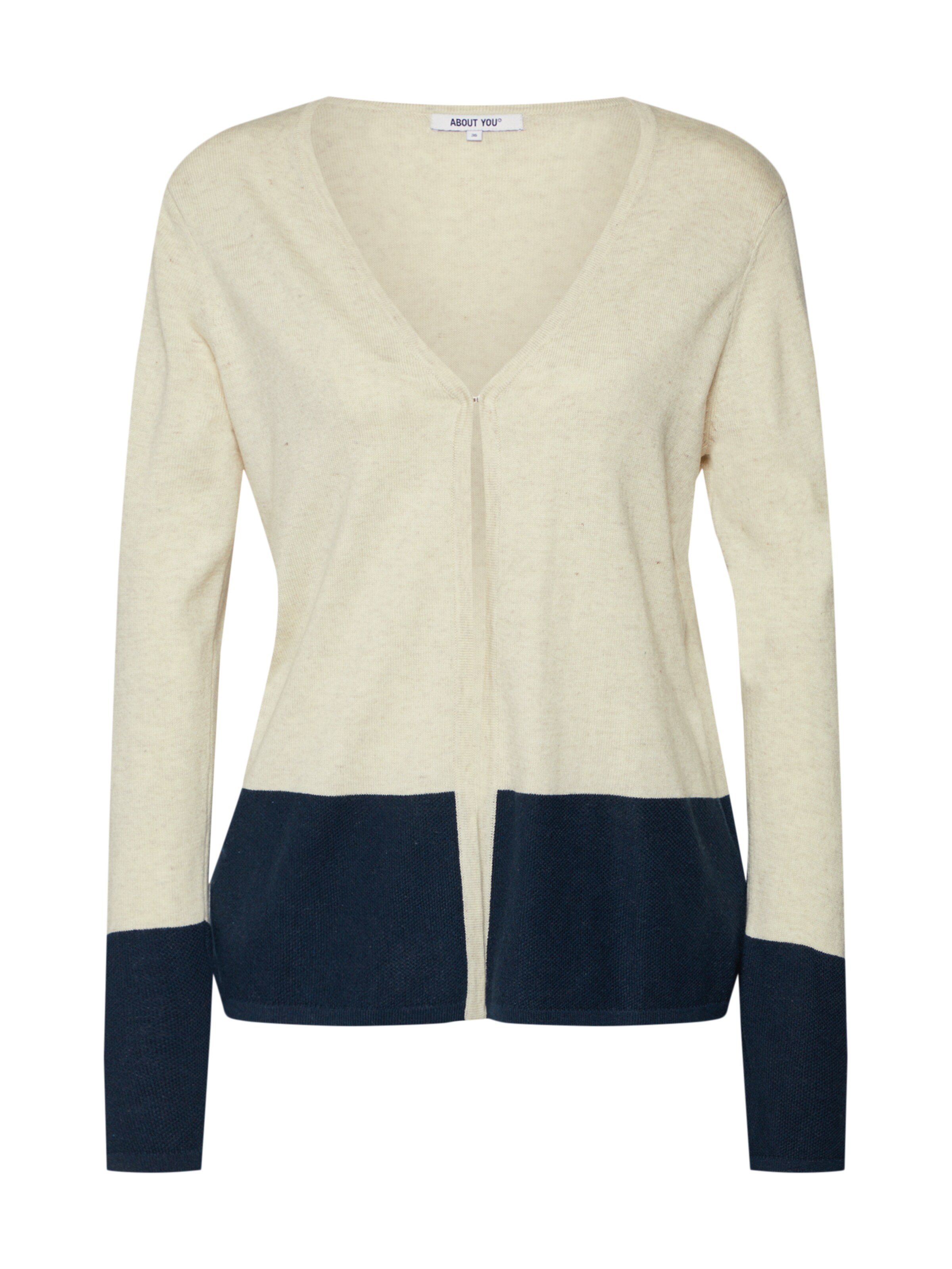 ABOUT YOU - Gebreid vest 'Ella' in de kleur Crème