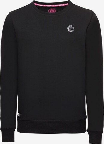 BIDI BADUSportska sweater majica 'CHAKA' - crna boja: prednji dio