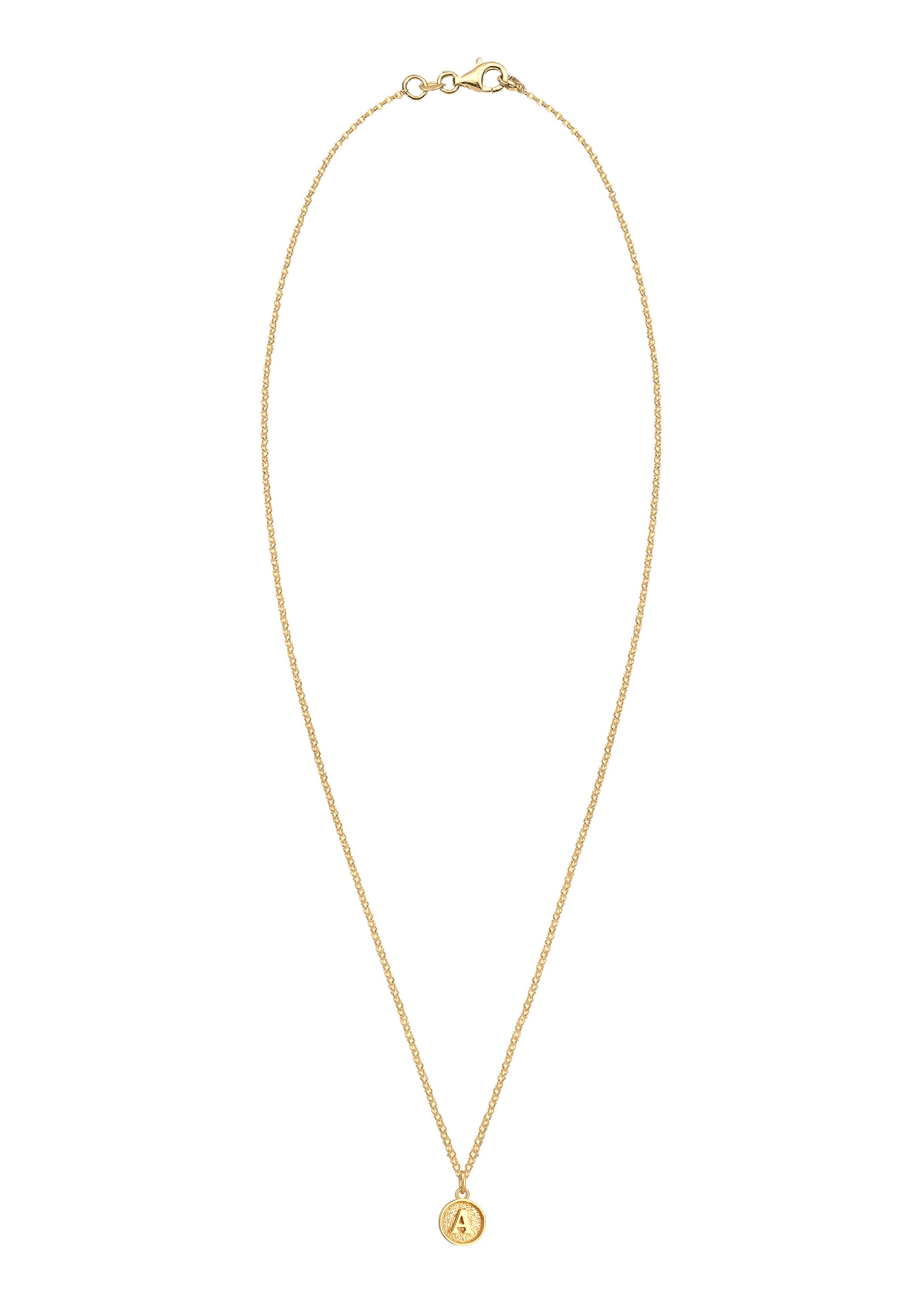 ELLI Halskette 'Buchstabe - A' in Gold
