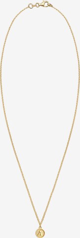 ELLI Necklace 'Buchstabe - A' in Gold