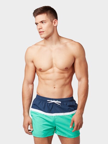 TOM TAILOR Normální Plavecké šortky – zelená: přední strana