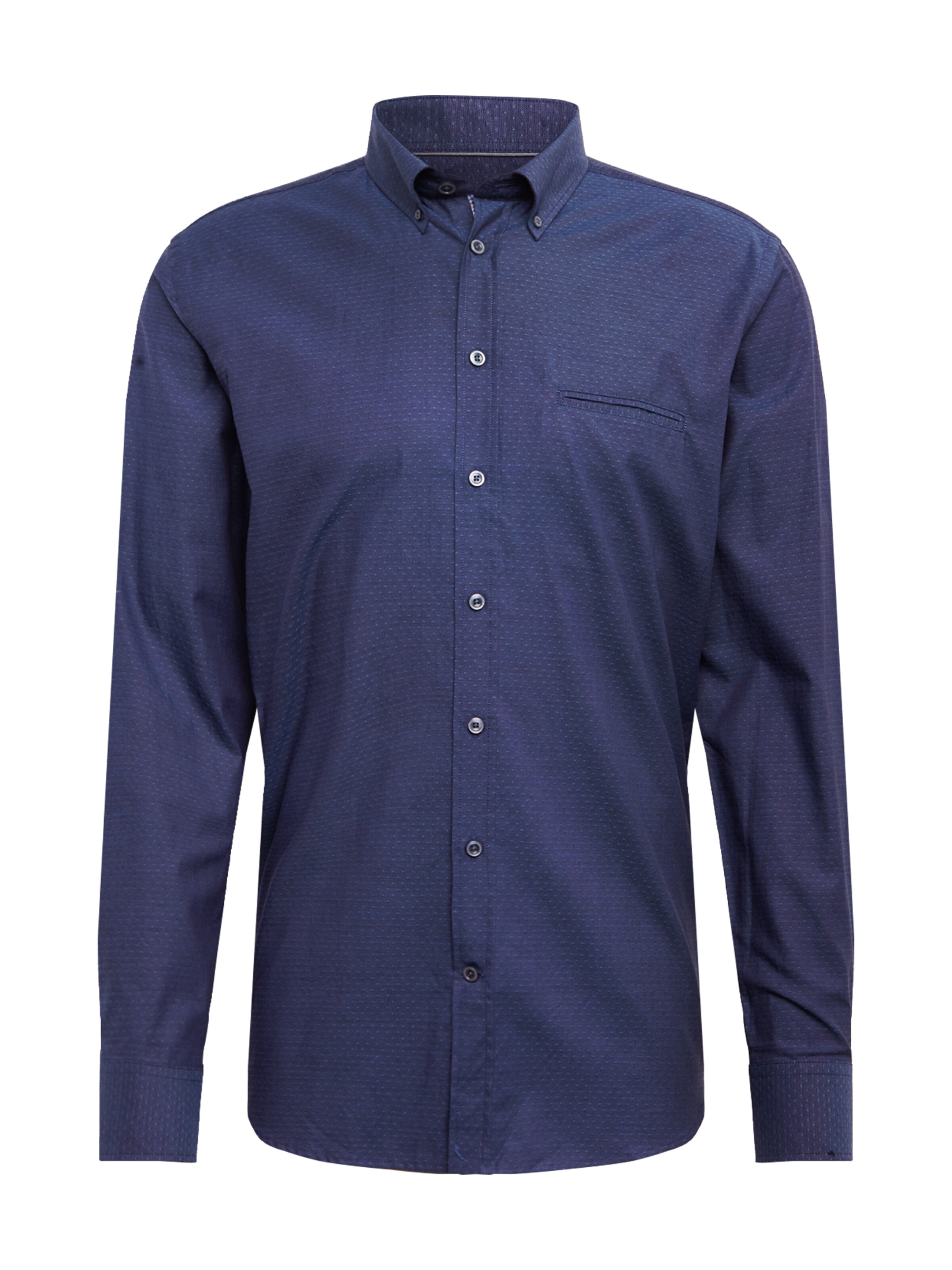 bugatti - Zakelijk overhemd in de kleur Marine