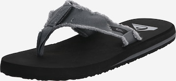 QUIKSILVER T-bar sandals 'Monkey Abyss' in Grey: front