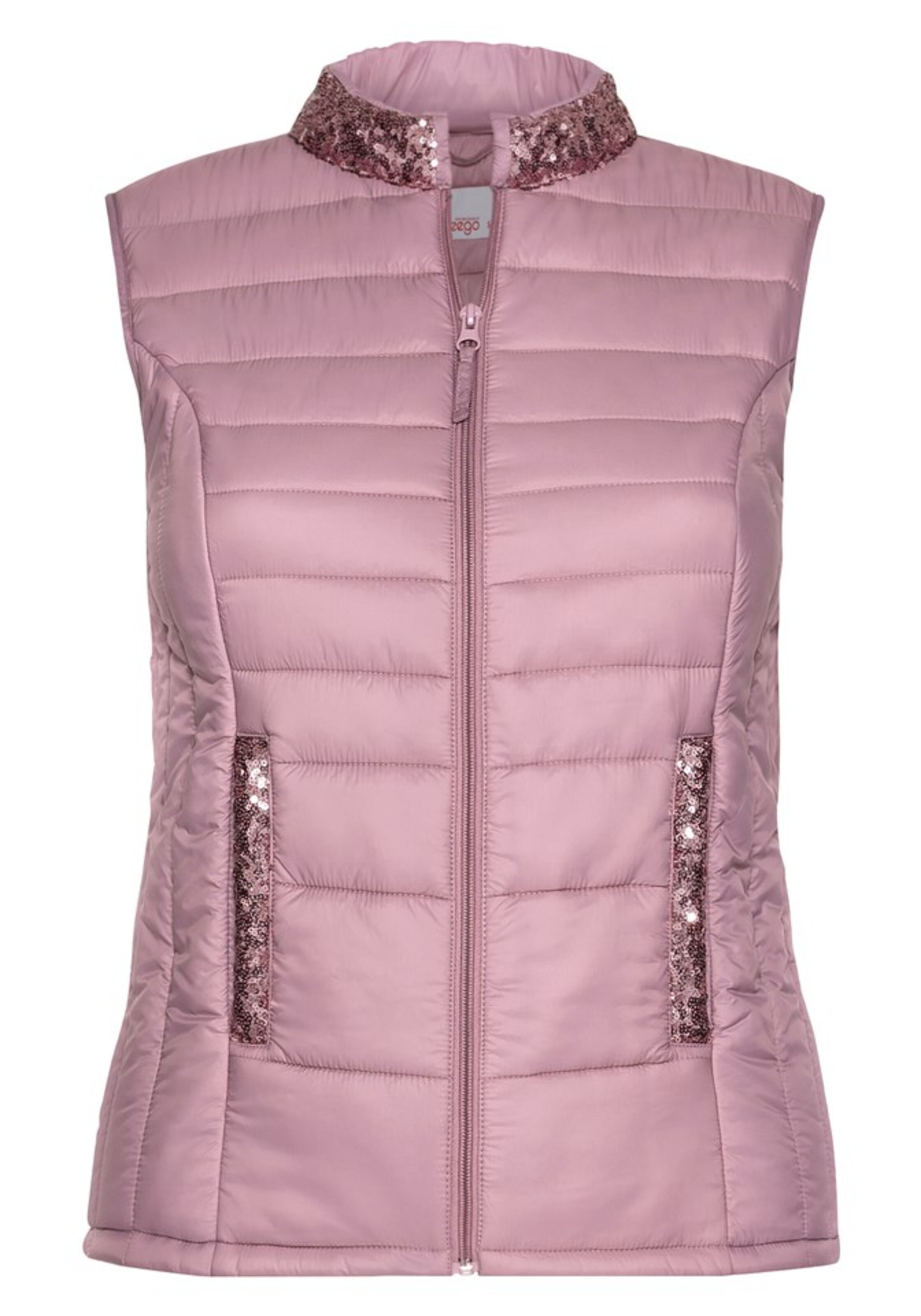 SHEEGO - Weste in altrosa