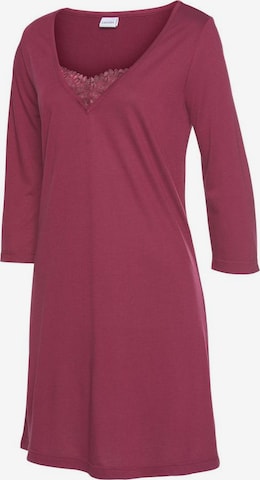 Chemise de nuit LASCANA en rouge