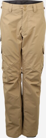 BURTON Regular Outdoor trousers in Beige: front