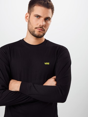 VANS - Camiseta 'LEFT CHEST HIT LS' en negro