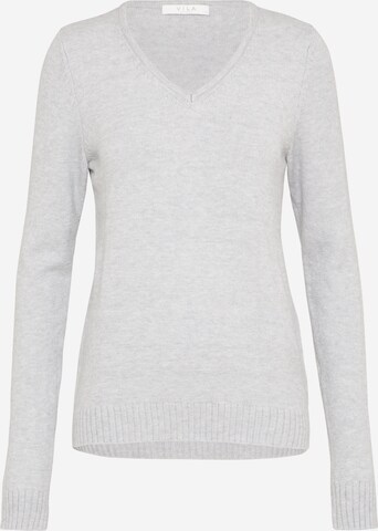 VILA Sweater 'Ril' in Grey: front