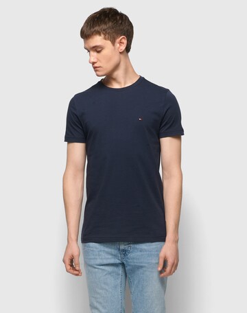 Coupe regular T-Shirt TOMMY HILFIGER en bleu : devant