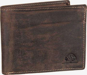 GREENBURRY Wallet in Brown: front