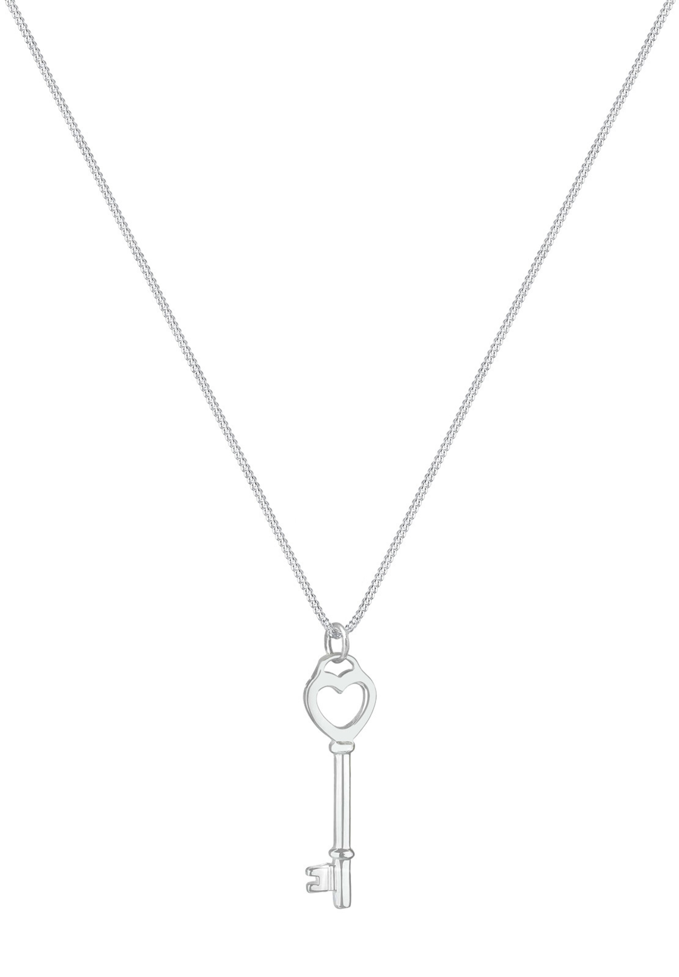 ELLI Necklace 'Herz' in Silver