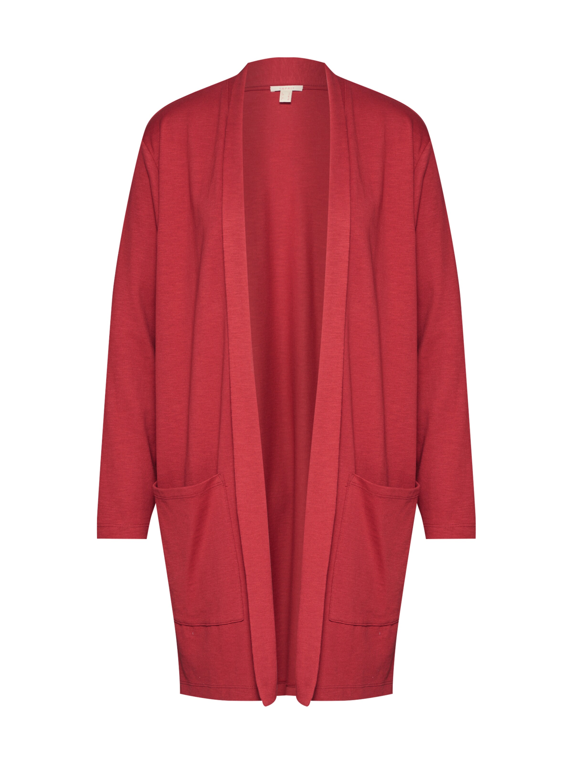 ESPRIT - Gebreid vest in de kleur Rood