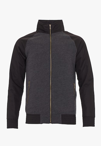 PLUS EIGHTEEN Sweat jacket in Grey: front