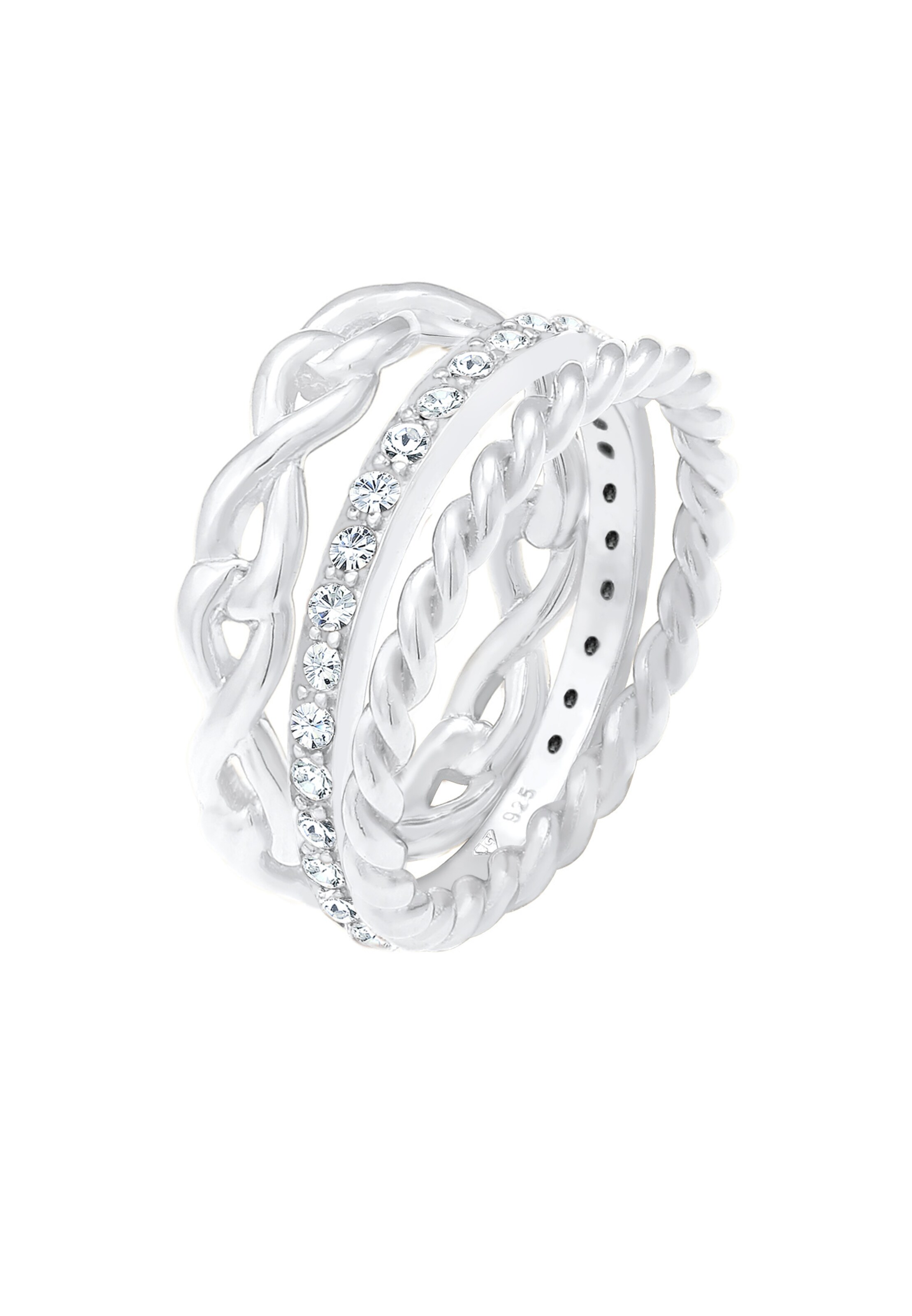 ELLI Ring in Silber: Vorderseite