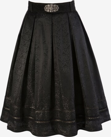 MARJO Traditional Skirt in Black: front