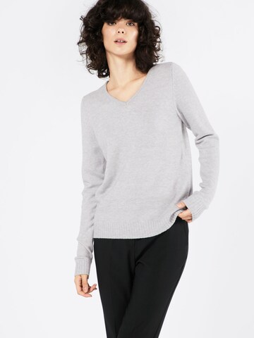 Pull-over 'VIRil' VILA en gris : devant