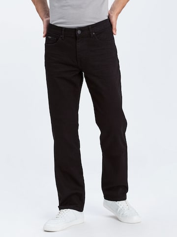 Cross Jeans Loosefit Jeans 'Antonio' in Zwart: voorkant