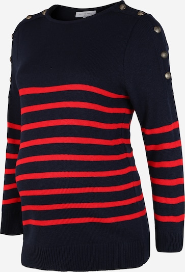 Envie de Fraise Pullover 'GASPARD' in navy / rot, Produktansicht