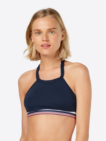 ESPRIT Bralette Bikini Top 'JANE' in Blue: front