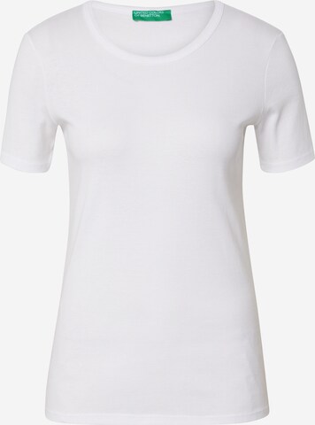 T-shirt UNITED COLORS OF BENETTON en blanc : devant