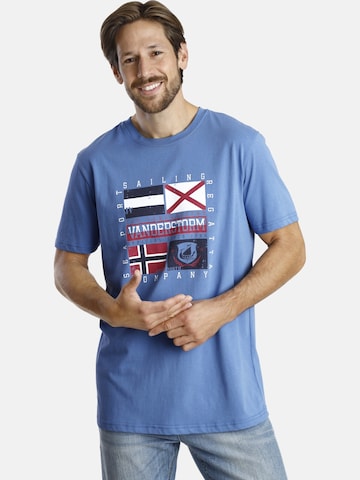 T-Shirt ' Preben ' Jan Vanderstorm en bleu : devant