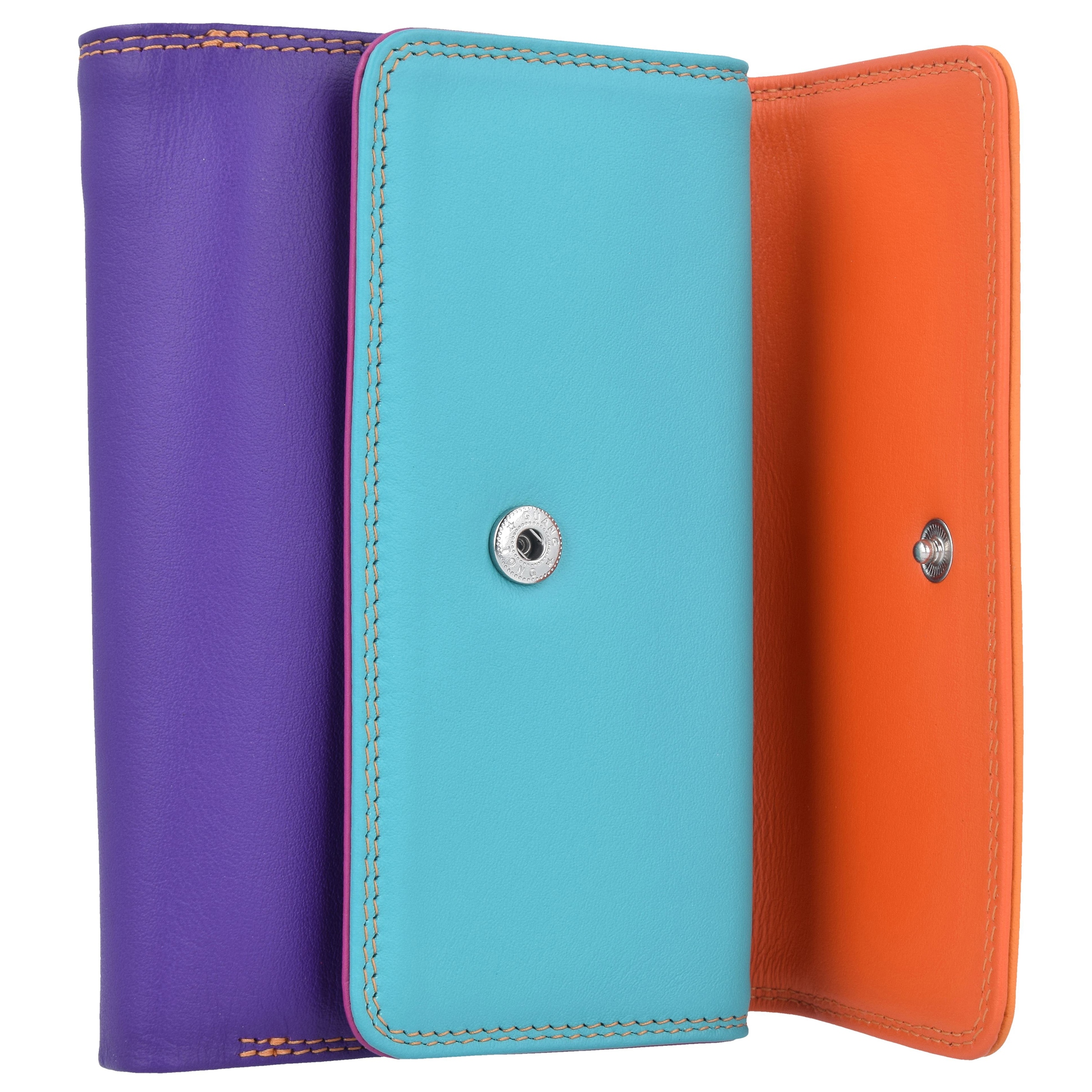 mywalit Geldbörse 'Double Flap' in Mischfarben