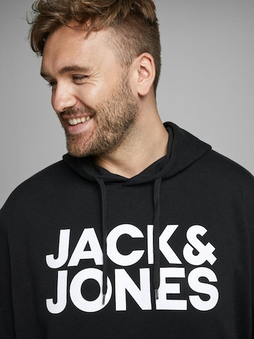 Jack & Jones Plus Sweatshirt 'JJECORP' in Zwart