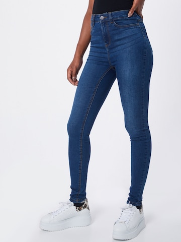 Noisy may Skinny Jeans 'Callie' in Blue: front