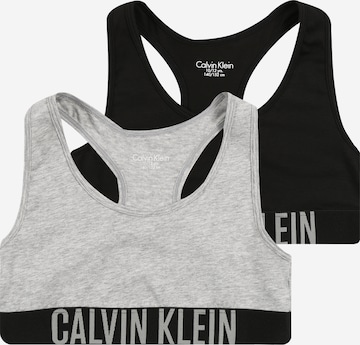 Bustier Soutiens-gorge Calvin Klein Underwear en gris : devant