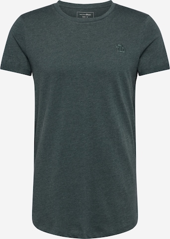 T-Shirt TOM TAILOR DENIM en vert : devant