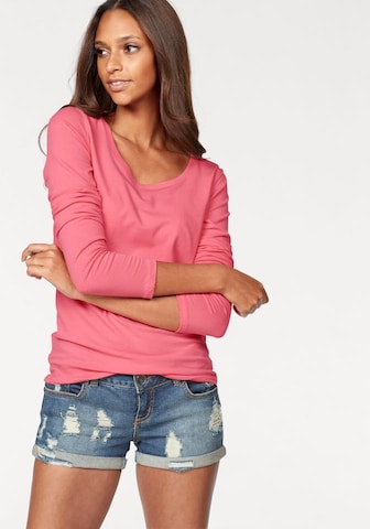 T-shirt VIVANCE en rose : devant