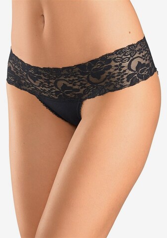 VIVANCE Brasil-Slip (3 Stck.) in Schwarz: predná strana