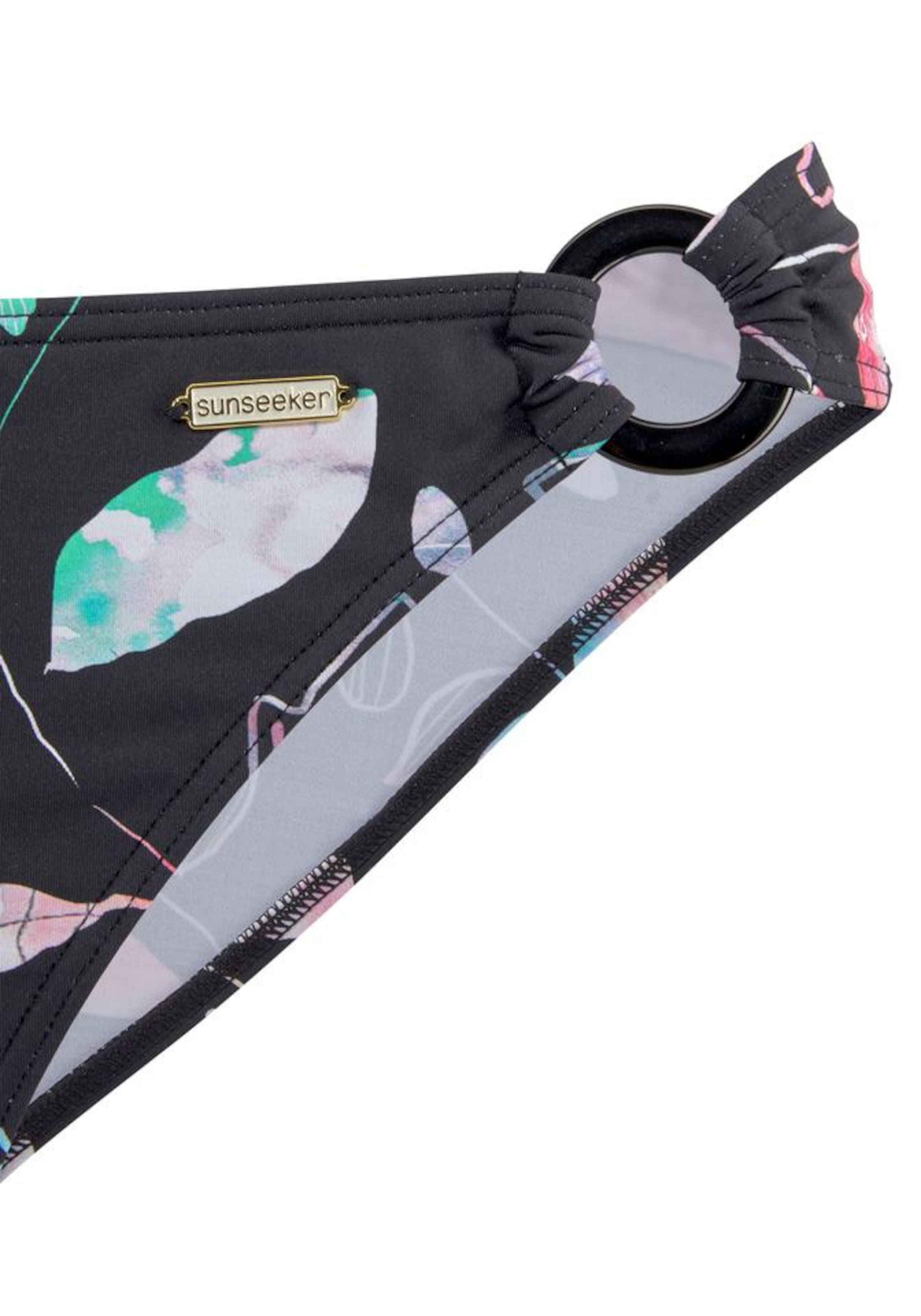 Slip bikini 'Leaves' di SUNSEEKER in nero