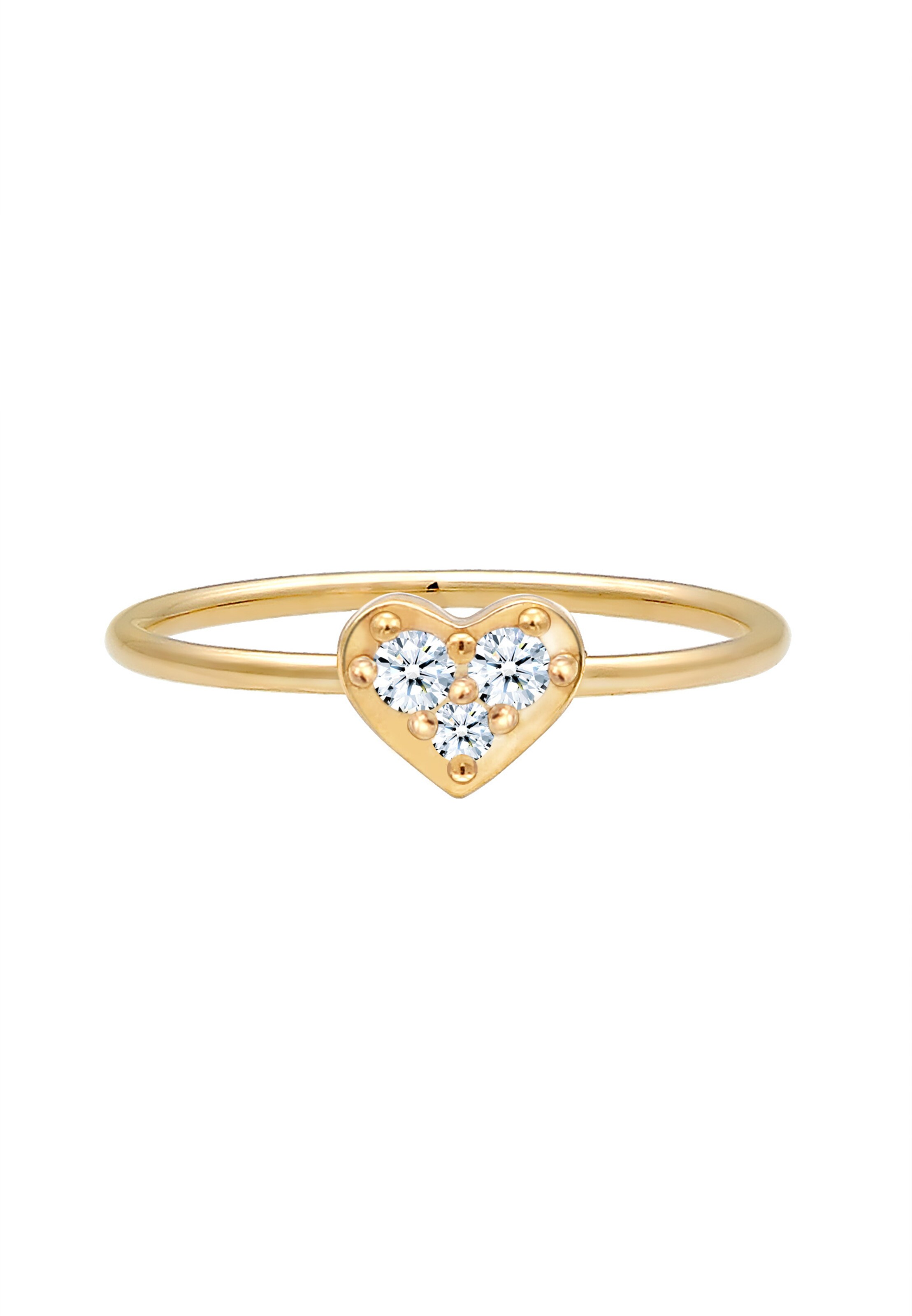 Elli DIAMONDS Ring 'Herz' in Gold