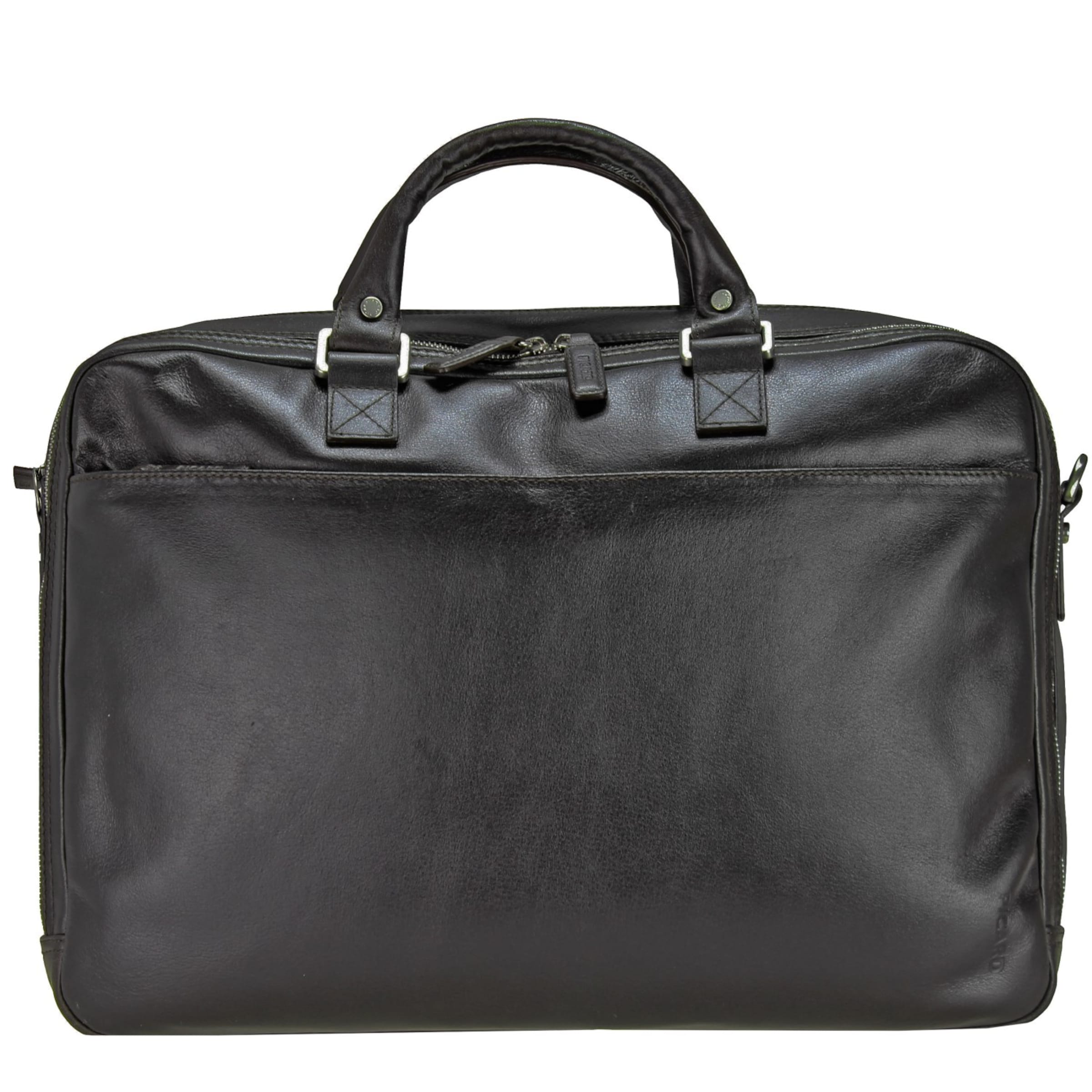 Picard Aktentasche 'Buddy' in Schwarz: Vorderseite