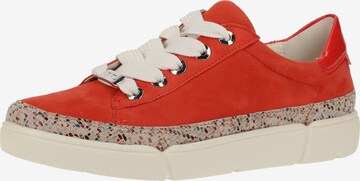 Sneaker bassa di ARA in rosso: frontale