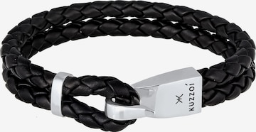 KUZZOI Armband 'Haken' in Zwart: voorkant